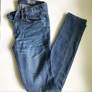 EUC Madewell Skinny Skinny Low-Rise Denim Jeans